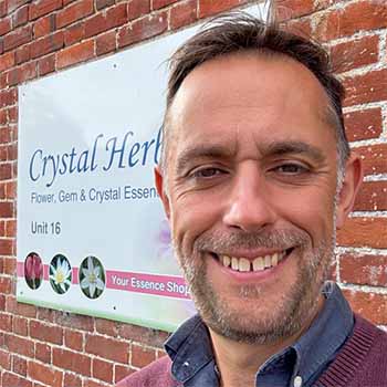 Sam Cremnitz A picture of Sam Cremnitz outside Crystal Herbs