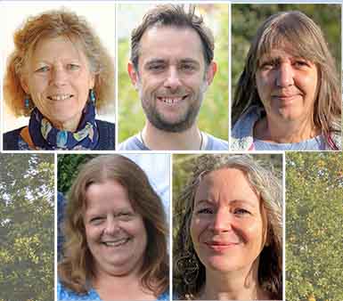 Catherine, Sam and some of the Crystal Herbs team