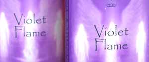 Violet Flame Essence bottles close up