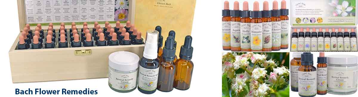 Bach Flower Remedies, Sets and more.