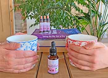 Therapist and client with Essences