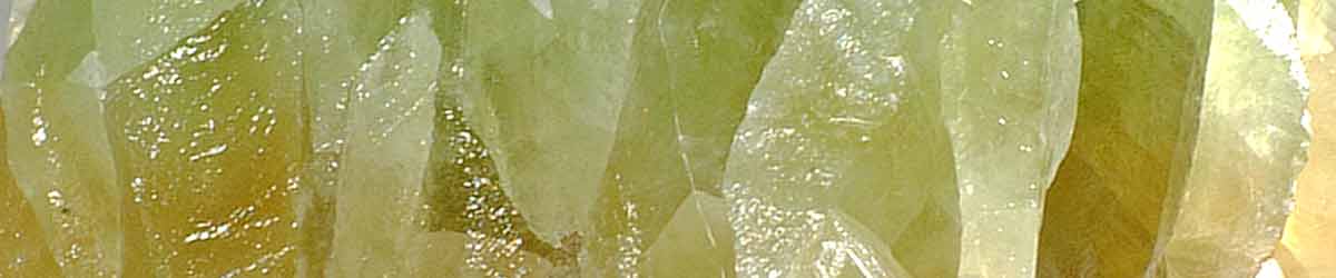Green Calcite crystal Green Calcite crystal