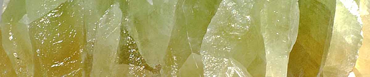 Green Calcite crystal