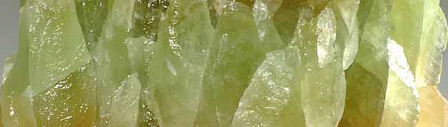 Green Calcite crystal