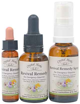 Revival Remedy - for emergency situations Three bottles of Revival Remedy combination
