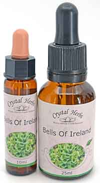 Bells of Ireland Flower Essences - a 10ml and 25ml bottle