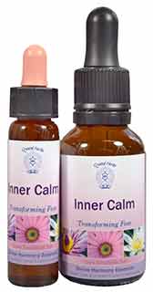 Inner Calm Essence - a 10ml and 25ml bottle of Inner Calm Essence