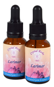 Larimar Crystal Essence Larimar Crystal Essences - two 25ml bottles