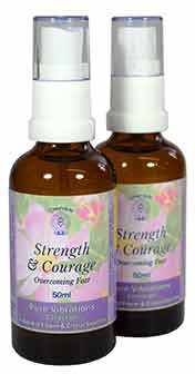 Two bottles of Strength and Courage Essence Spray