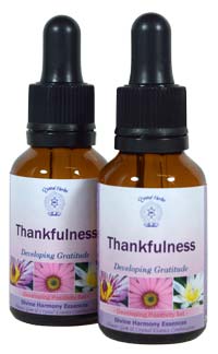 Thankfulness Essences - two 25ml bottles