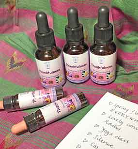Thankfulness Essence bottles with a gratitude journal Thankfulness Essence bottles with a gratitude journal