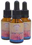 Green Calcite Essence Three 25ml Green Calcite bottles from Crystal Herbs