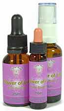 Flower of Life Essences - 10ml and 25ml bottles & 30ml spray bottle