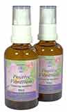 Positive Vibrations spray - available from the shop. Two bottles of Positive Vibrations spray - available from the shop.
