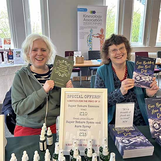 Helen Scott and Kate Quartermaine with their new books