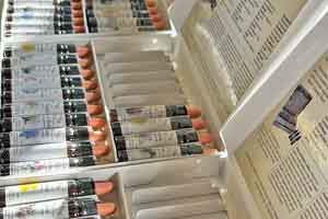 Packed and ready to send A Bach Remedy set packaged and ready to send to our customers