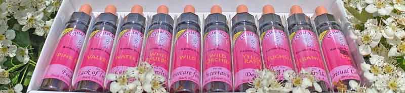 Close up of a 10ml Karmic Flower Essence Set