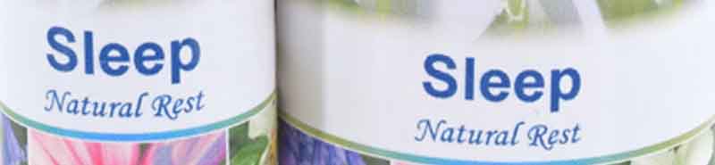 Wellbeing Essence Combinations Close up of two bottles of Sleep Essence