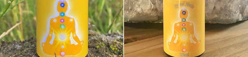 Picture of two bottles of the Solar Plexus Chakra Essence